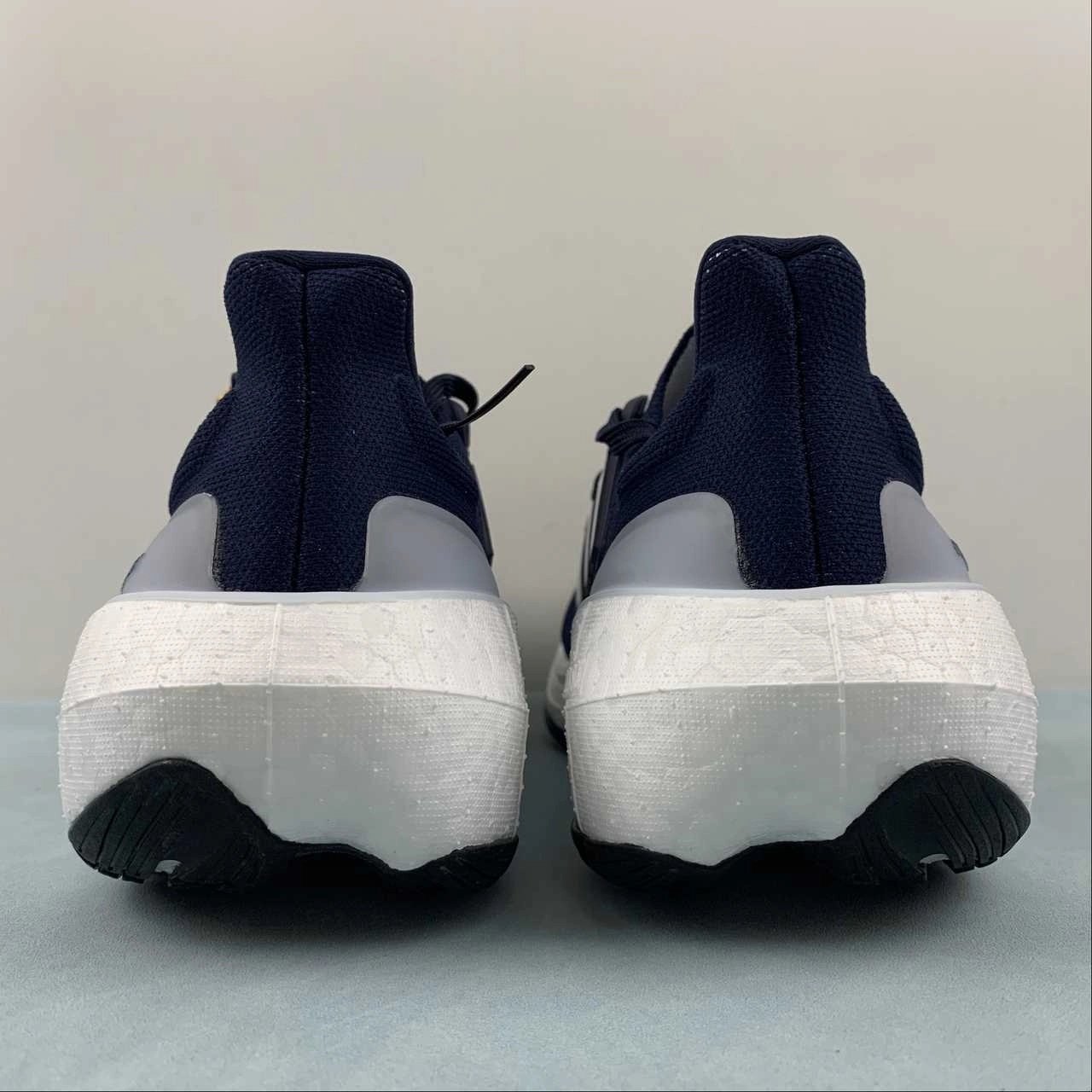 molded - insole shoes shock - absorbing rubber sole shoes UltraBoost Light Dark Blue Cream White Core Black HP9203