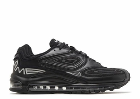 Nike Air Max 98 TL x Supreme Black running shoes with EVA sole