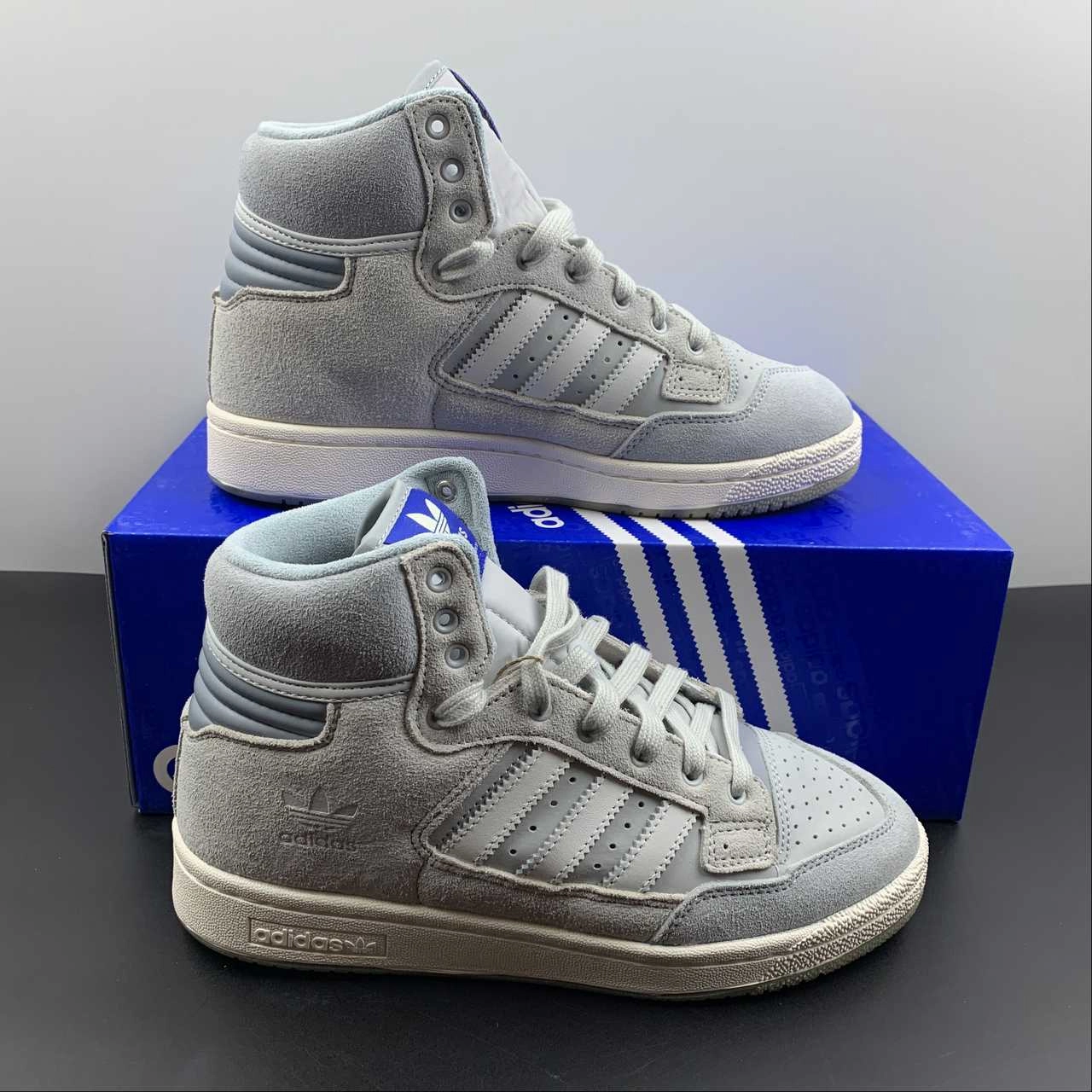 Adidas Centennial 85 HI Grey FZ5995 Dark color choice Snowy Terrain