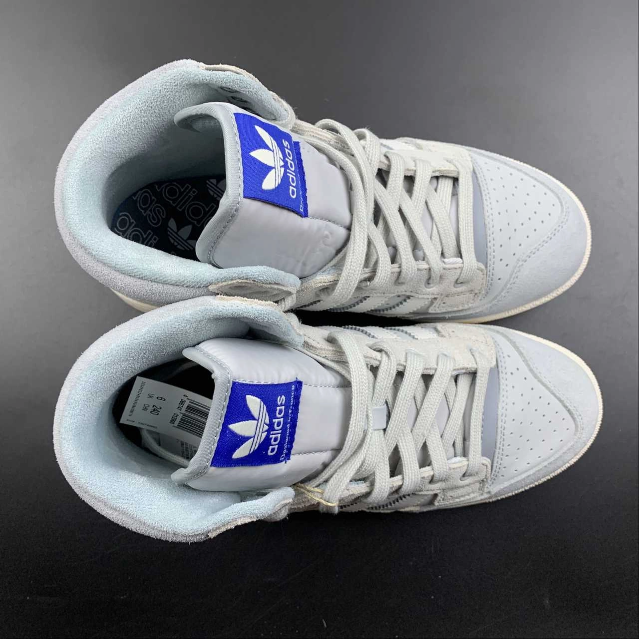 running in obstacle races shoes midfoot - support running gear Adidas Centennial 85 HI Grey FZ5995