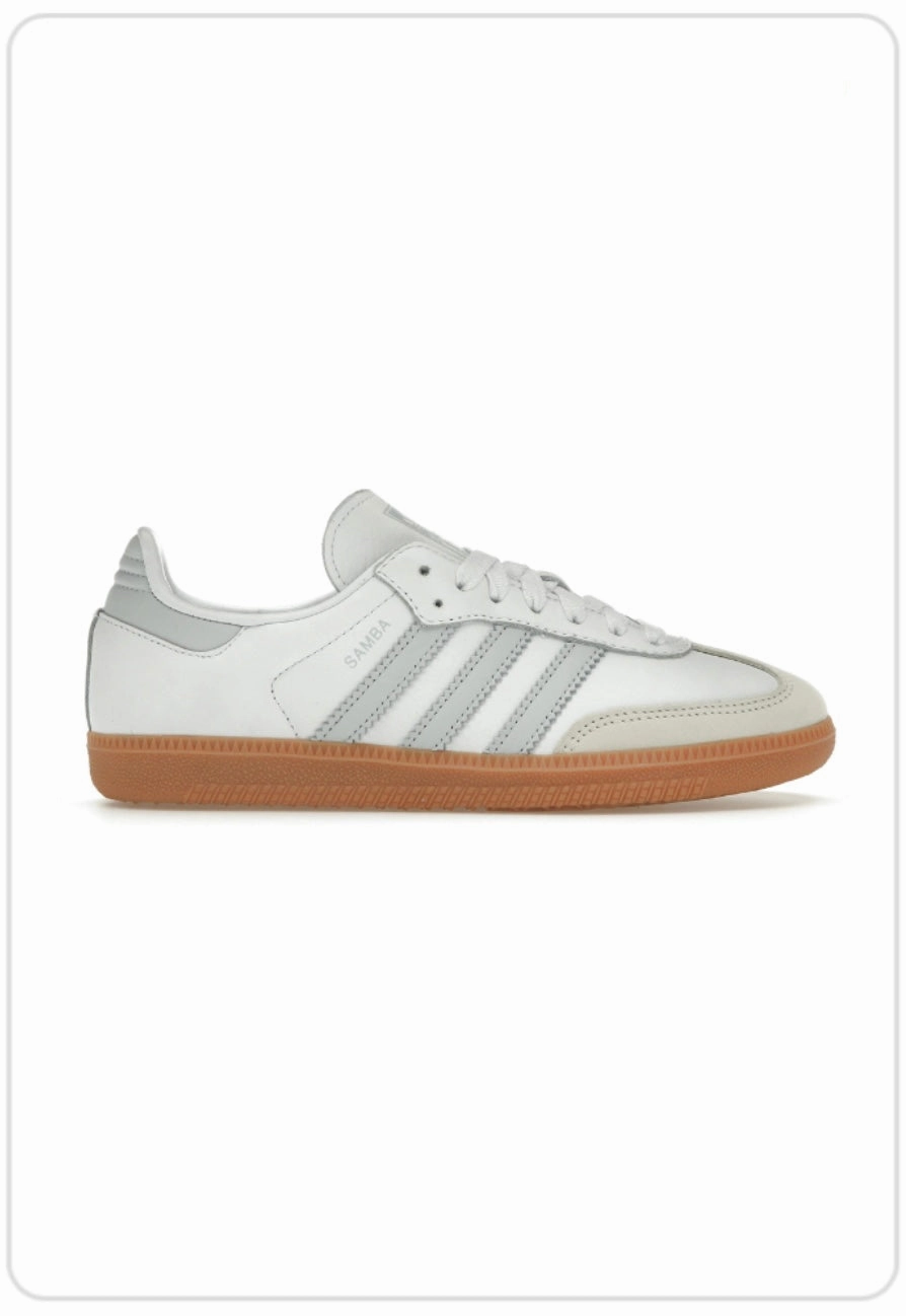 Adidas Samba OG Cloud White Halo Blue Gum Karma Sneaks