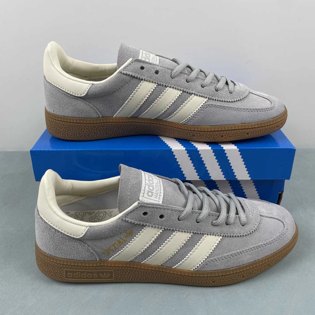Adidas Handball Spezial Gray Two Cream White Cloud White IF7086 beach - volleyball running shoes Comfort Step