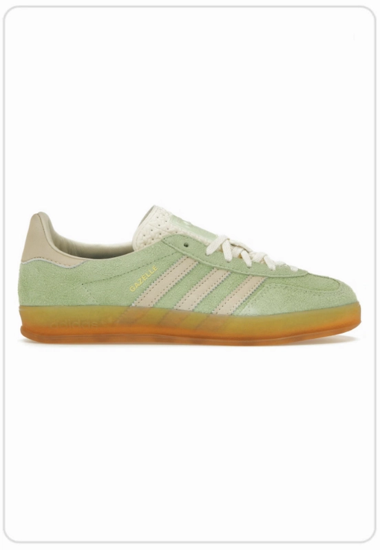 adidas Gazelle Indoor Semi Green Spark Karma Sneaks