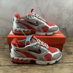 flexible synthetic shoes Reflective - details Air Zm Spiridon Cg 2 Stussy Silver Grey Red White CJ1288-600