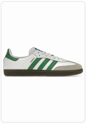 Adidas Samba OG White Green Karma Sneaks