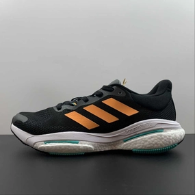elastic closure shoes Adidas Solar Glide 5 Black Orange GX5469