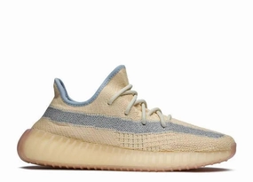 Dinner Step Durable Material Yeezy 350 V2 Linen