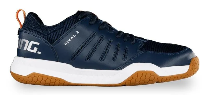 Salming Rival 2 Unisex Badminton Shoes - Navy Nectarine