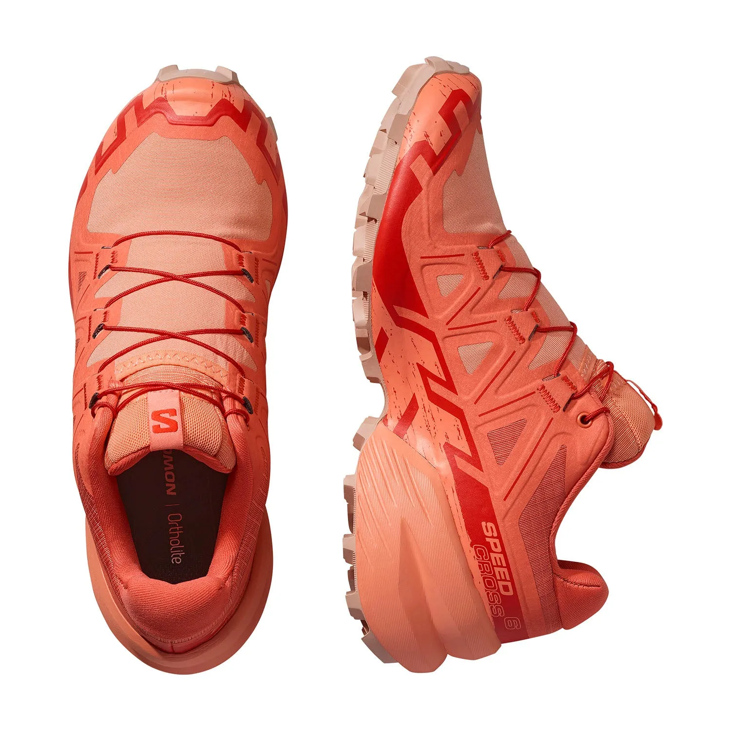 Salomon Women's Speedcross 6 Emberglow/Fusion Coral/Flame Scarlet