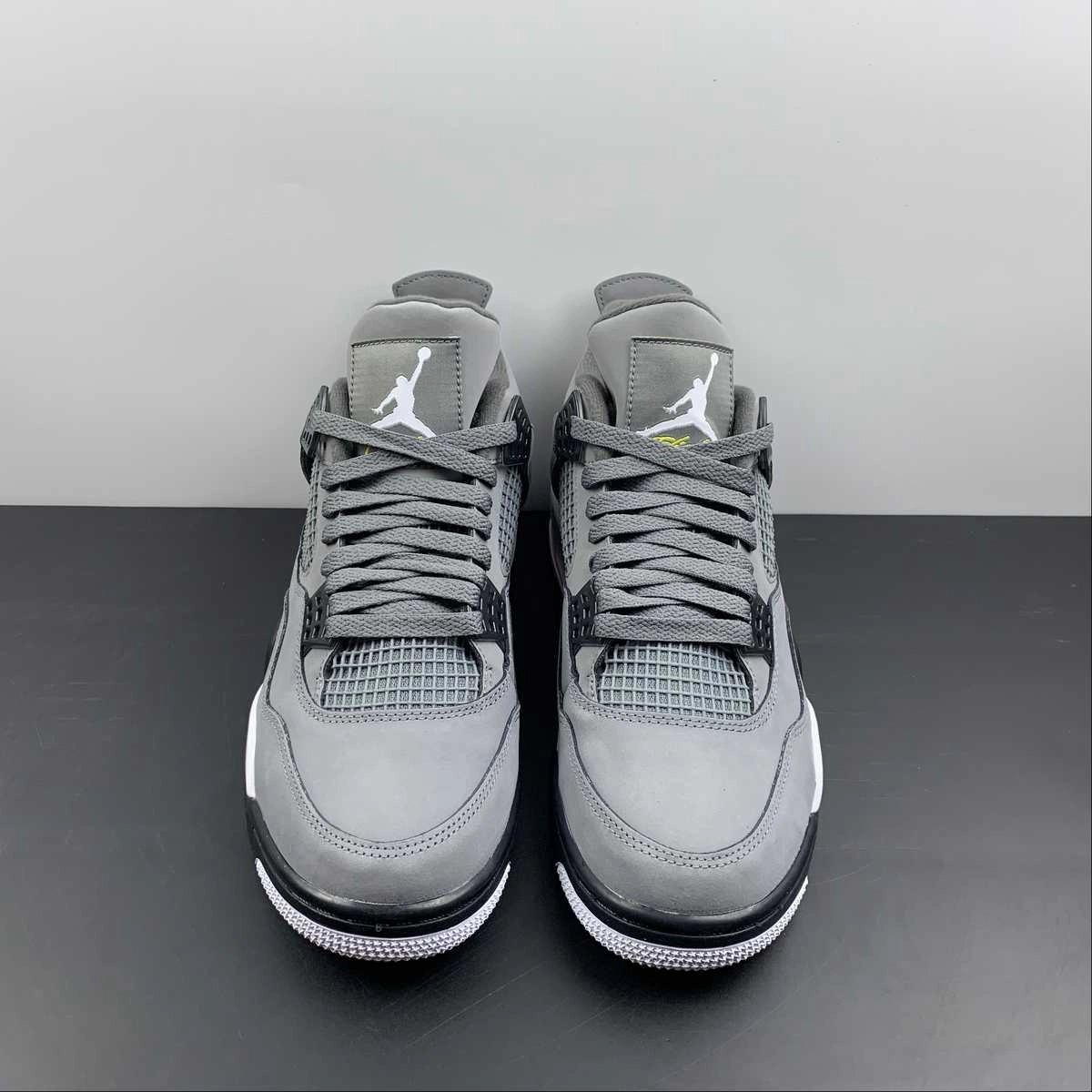 Responsive Midsole Air Jordan 4 Cool Grey 2019 Chrome Dark Charcoal Varsity Maize 308497-007