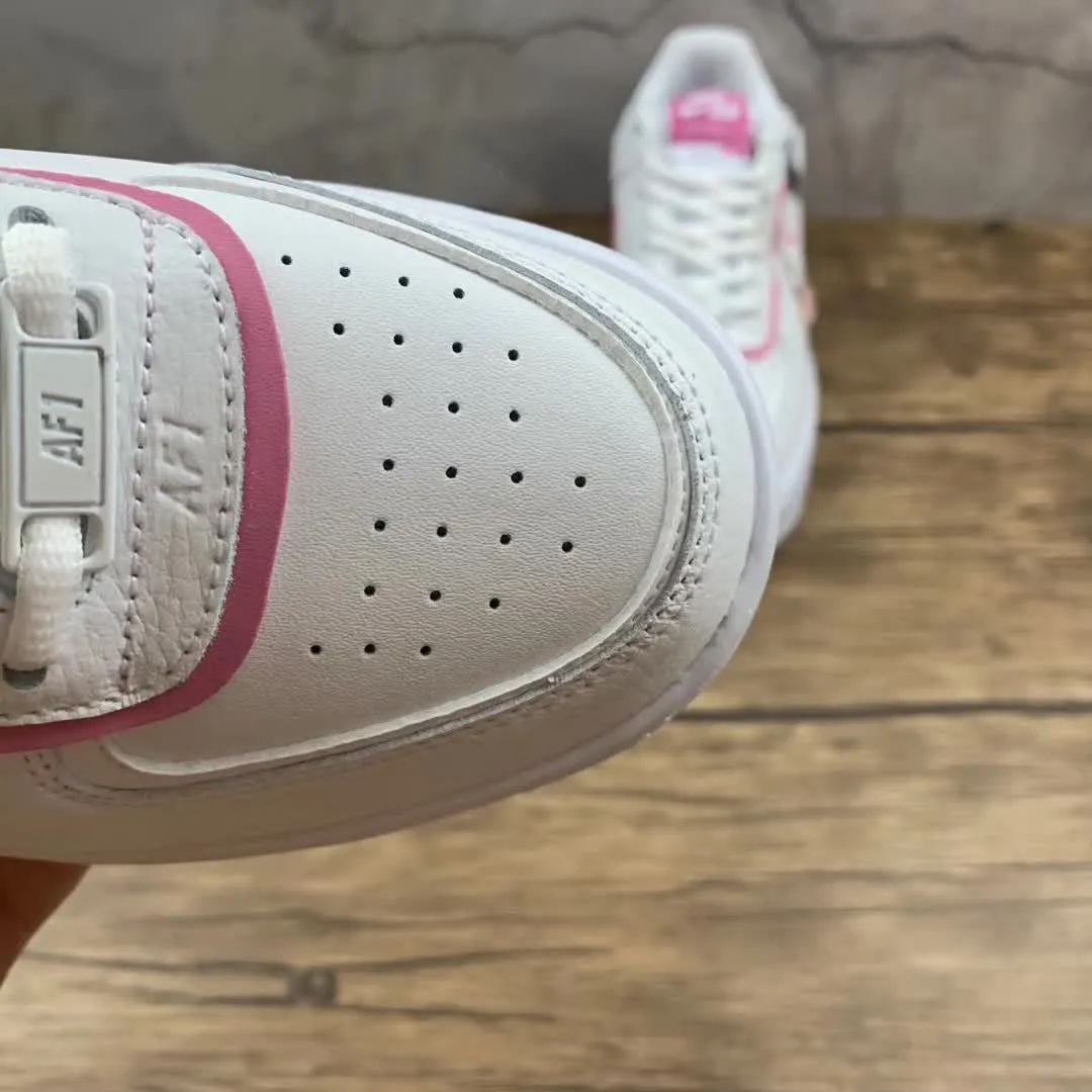 Air Force 1 Shadow White Flamingo Magic CI0919-102 Stretch Step