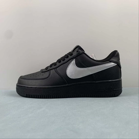 Air Force 1 07 Low Black Silver White CI9553-031 High Quality Leather