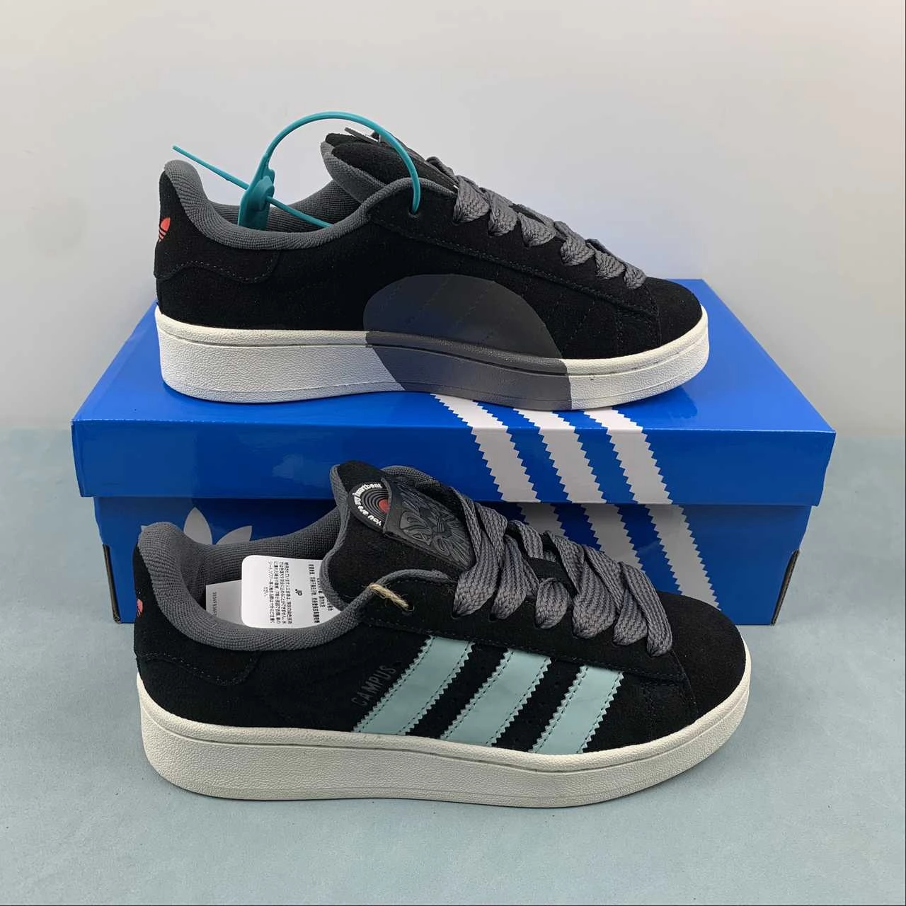Outing Ready Gym ready Adidas Campus 00s Valentines Day Black ID6249