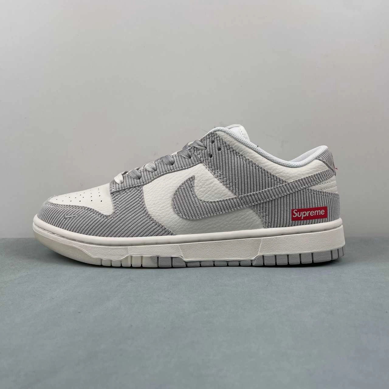 Supreme x SB Dunk Low Off White White Gray FC1688-143 Bounce Tech Torque Control Shank
