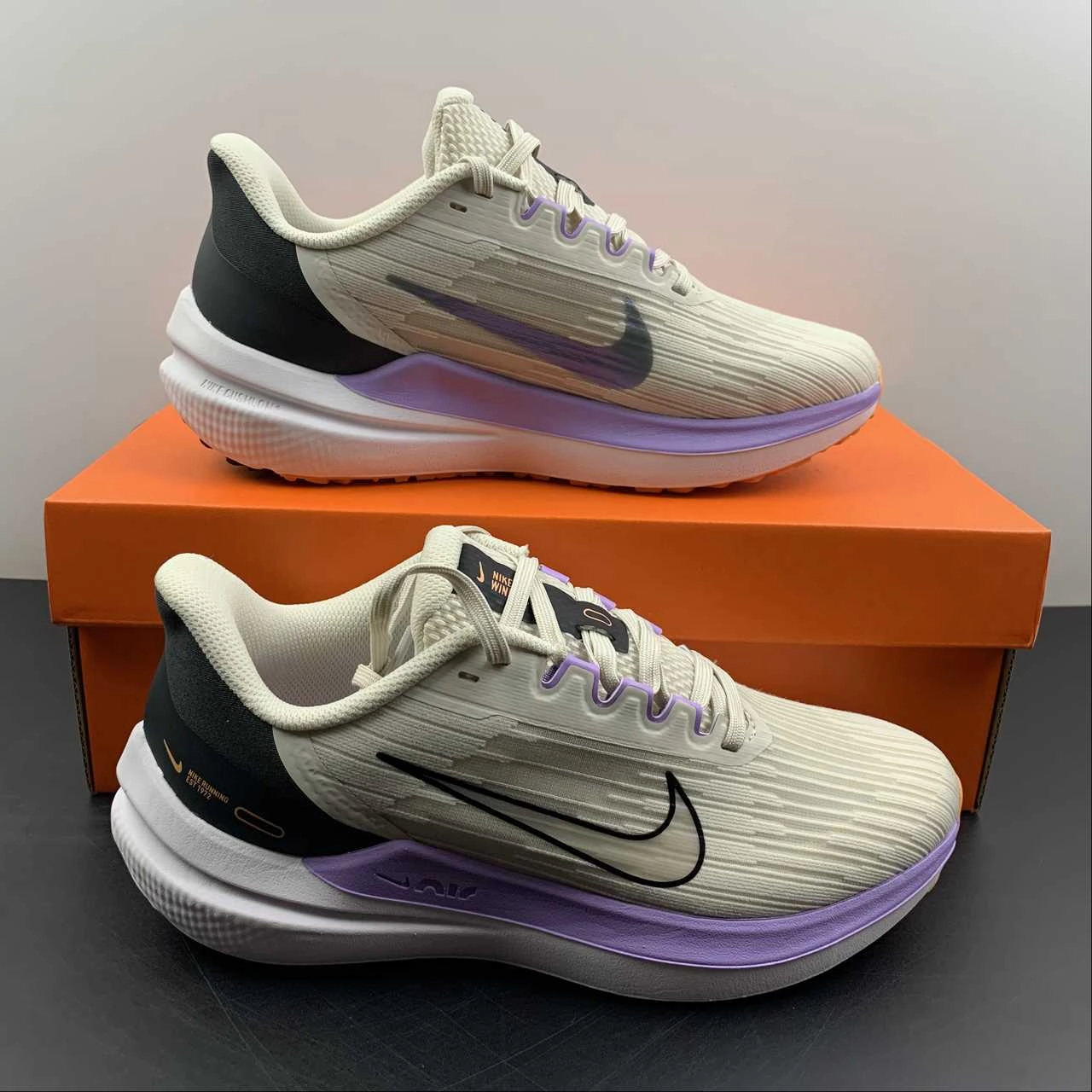 Air Winflo 9 Beige Black Light Purple DD8686-103 Anti   Slip