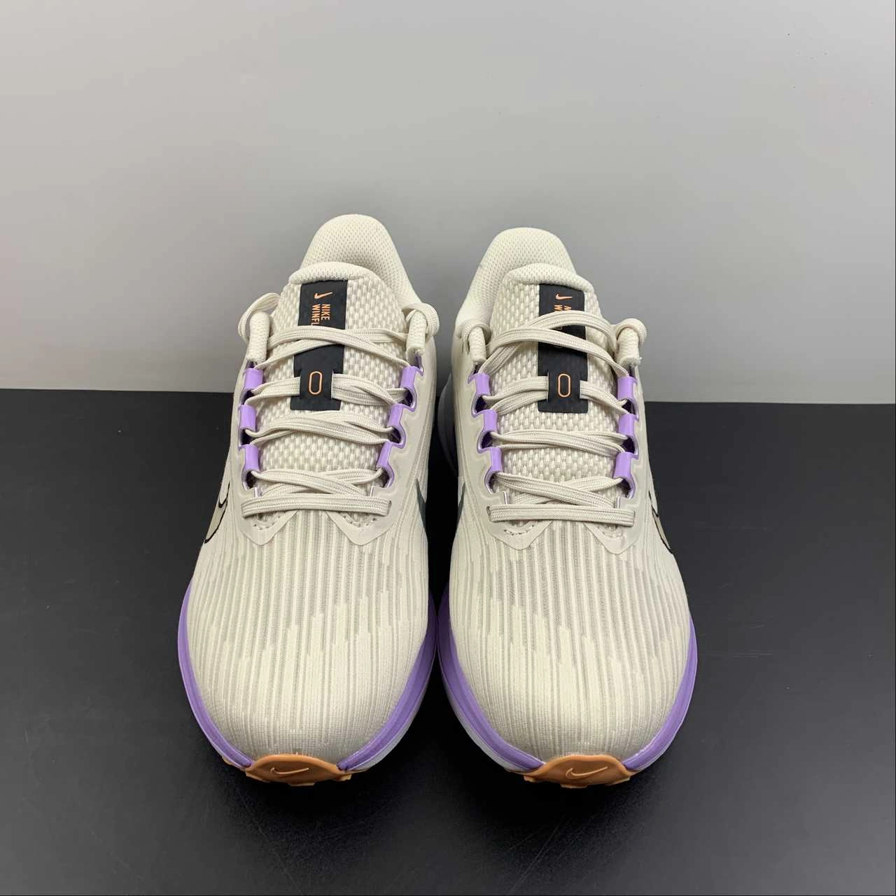 Air Winflo 9 Beige Black Light Purple DD8686-103 Daily Wear