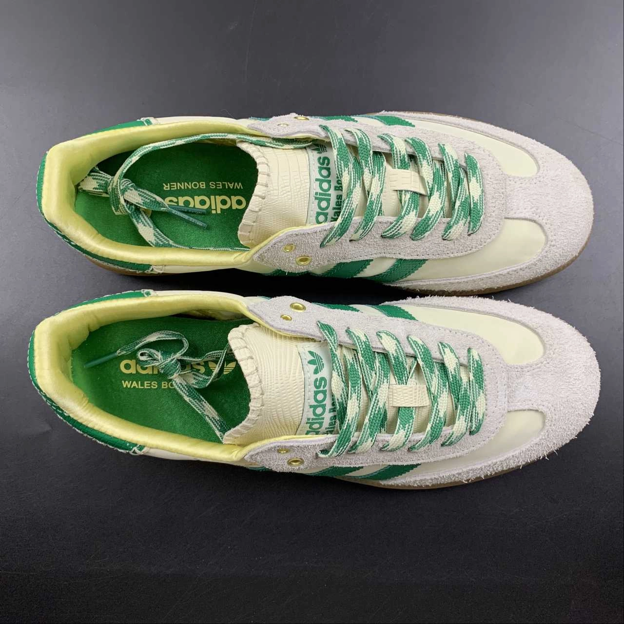 Comfortable Use Active Fit Adidas Samba Wales Bonner Cream Green Gum GY4344