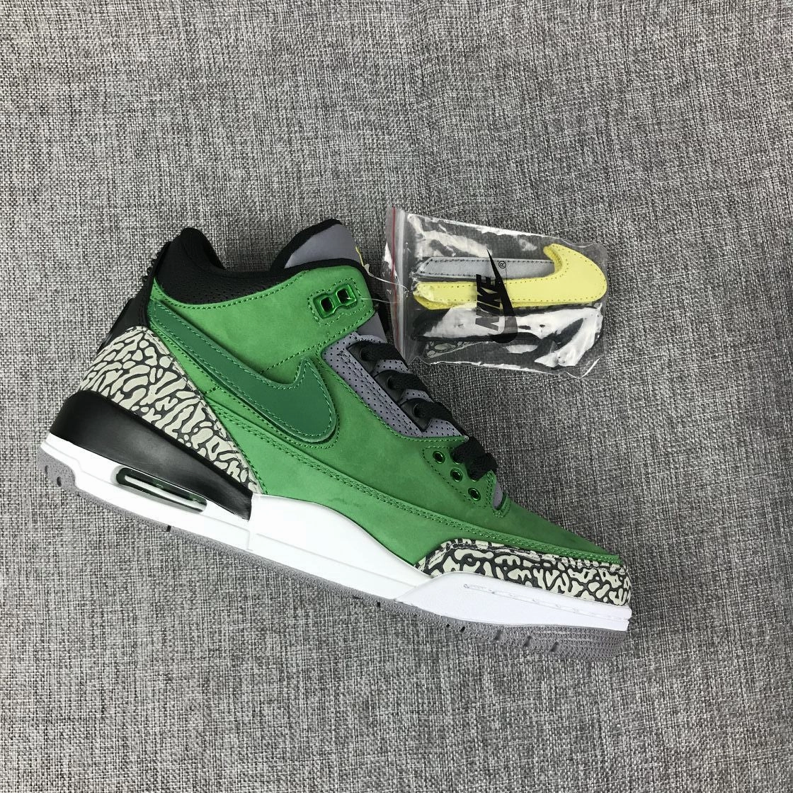 Air Jordan 3 Retro Oregon Duck AJ3-867493 Soft Grip