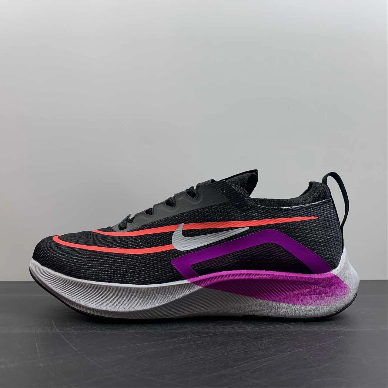 Low   Profile Zoom Fly 4 Black Anthracite-Hyper Violet CT2392-004