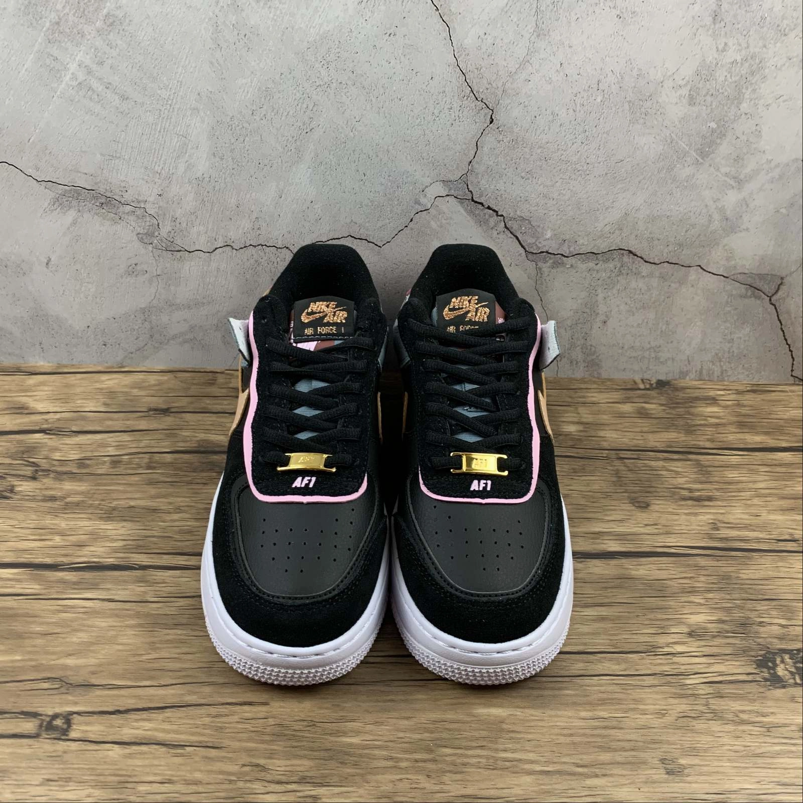 Air Force 1 Shadow Black Light Arctic Pink CU5315-001 Airport Run