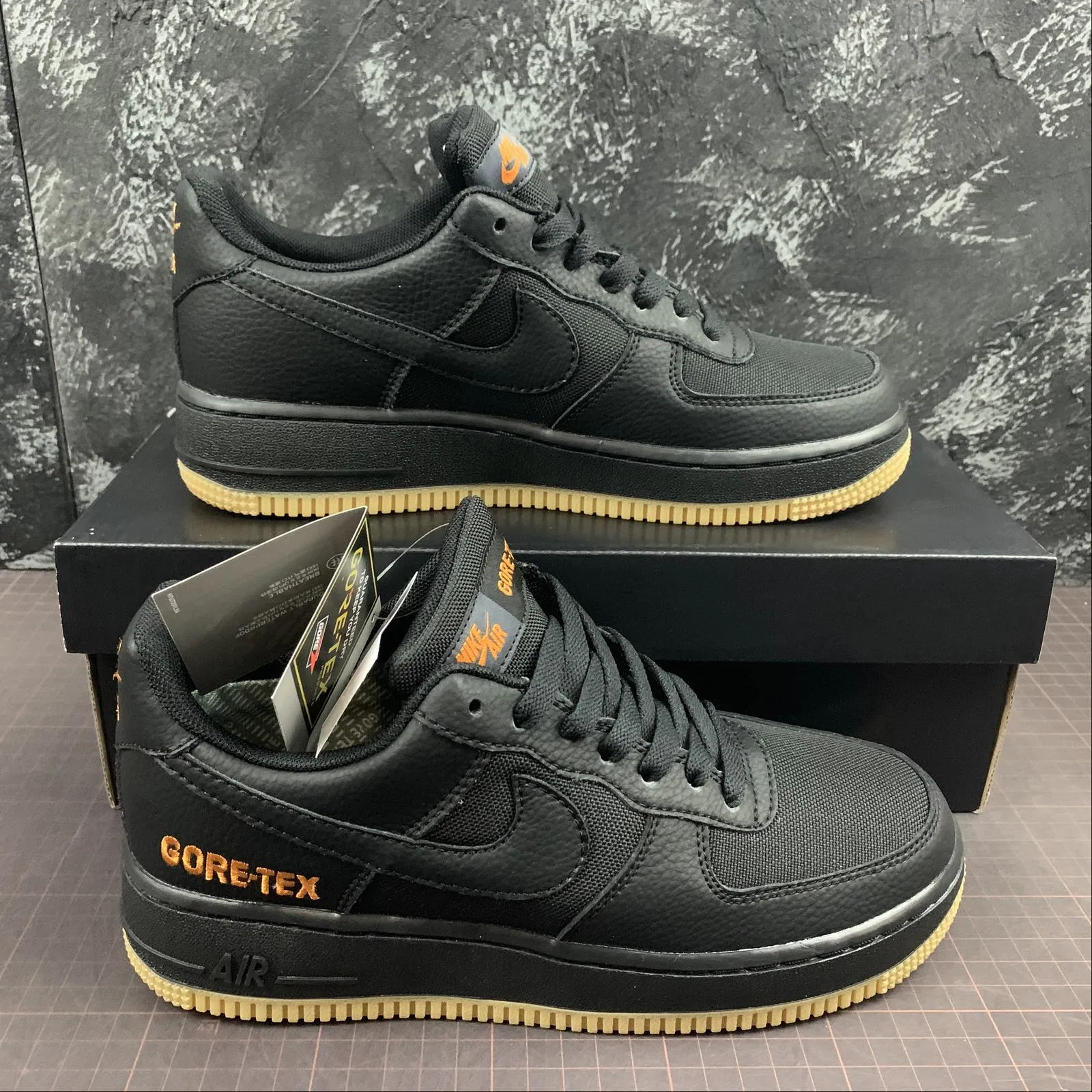 Air Force 1 07 Gore-tex Black CK2630-001 Ultra Pace Comfort Linings