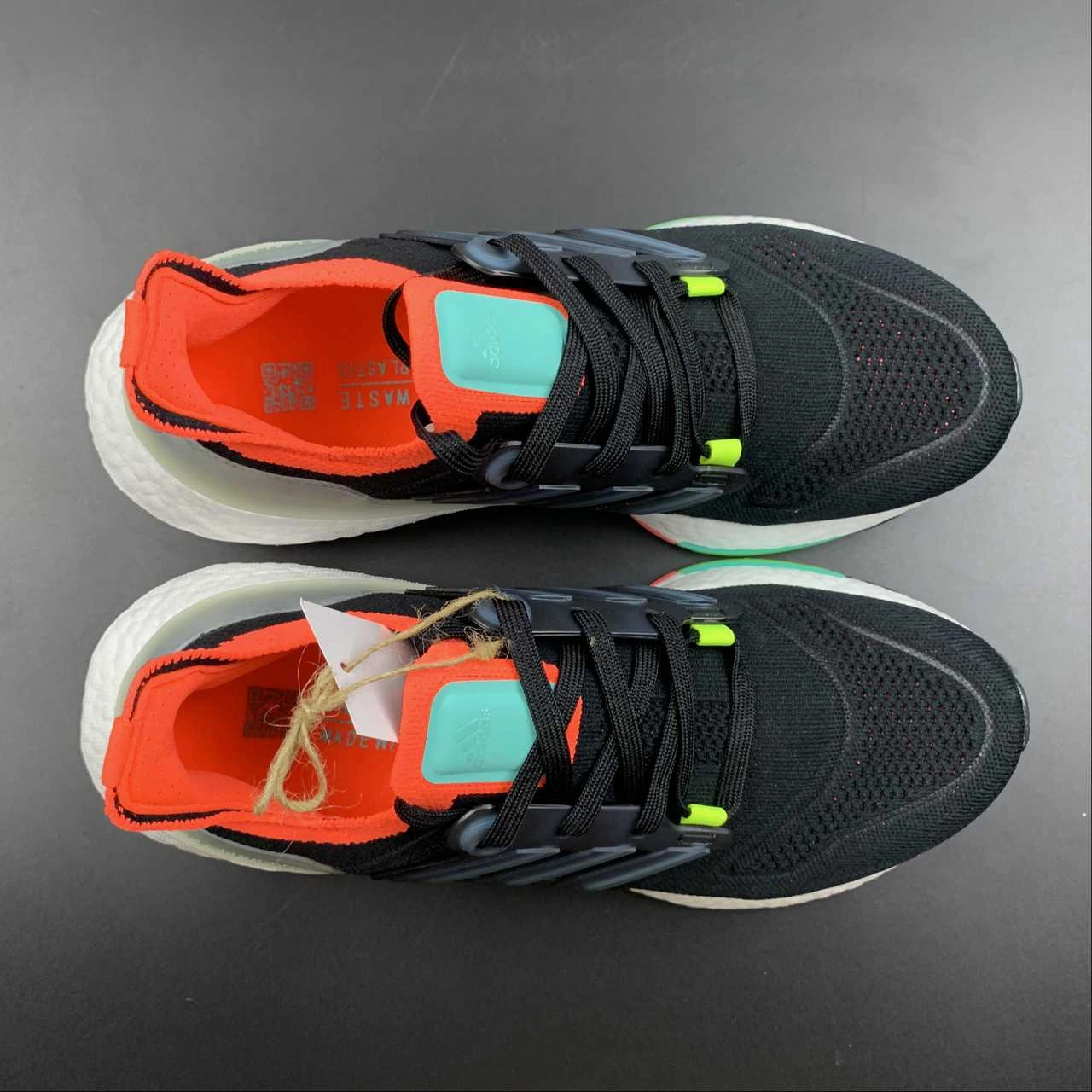 Adidas UltraBoost 22 Black Skyrus Turbo GY8681 Clean Fit