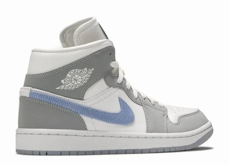 Wild Hike Air Jordan 1 Mid Wolf Grey Aluminium (W)