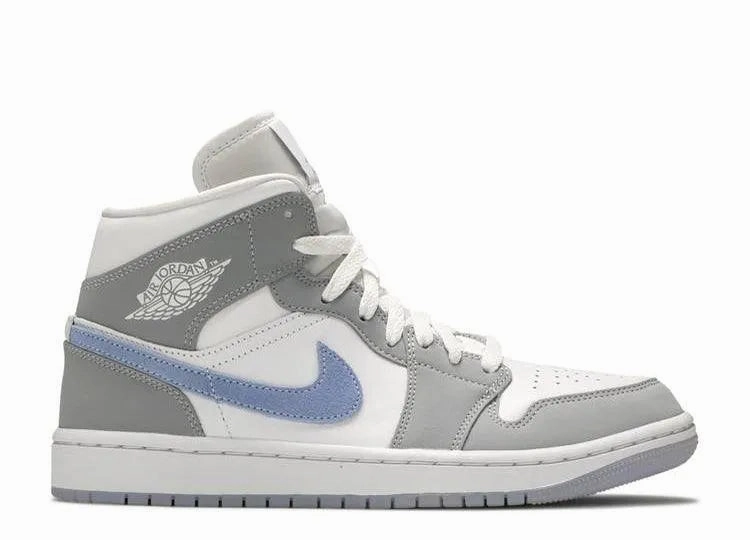 airflow Air Jordan 1 Mid Wolf Grey Aluminium (W)