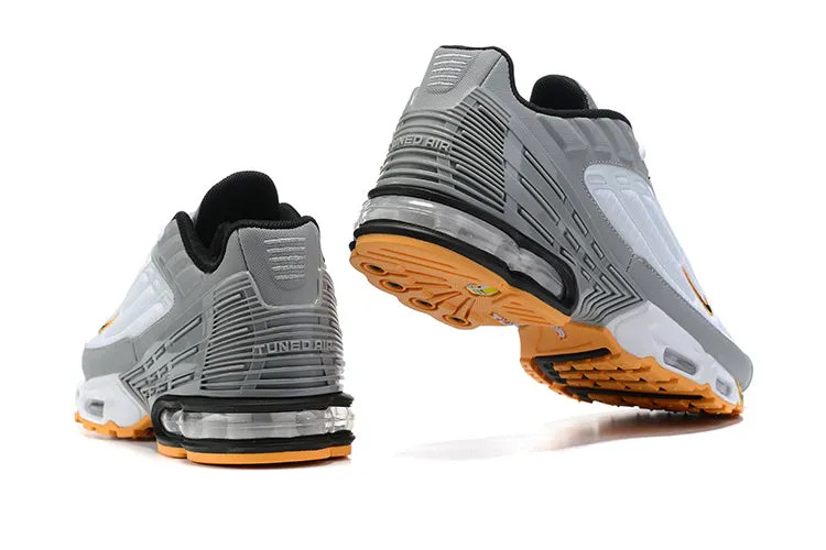 Air Max Plus 3 White Wolf Grey Yellow Black CJ9684-015 Red Wing Heritage recovery running shoes