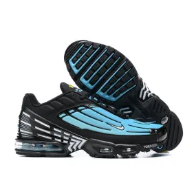 Air Max Plus 3 Black White Black Laser Blue FQ2417-001 ground - feel shoes