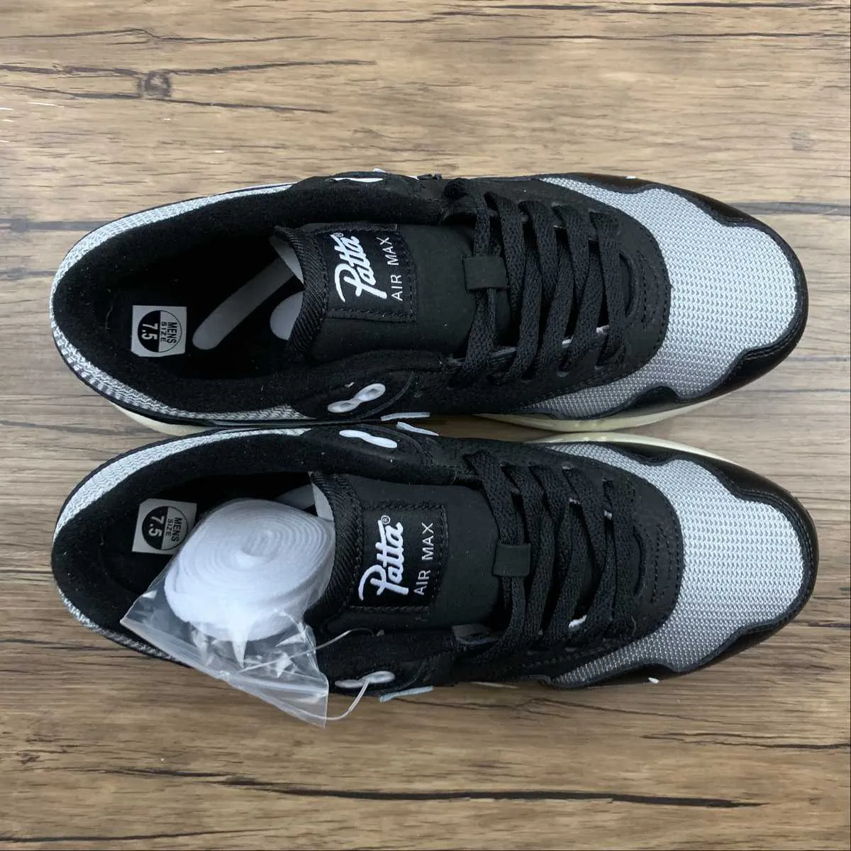 Unbeatable value carbon - fiber - plate Patta x Air Max 1 Metallic Silver White Black Coconut Milk DQ0299-001