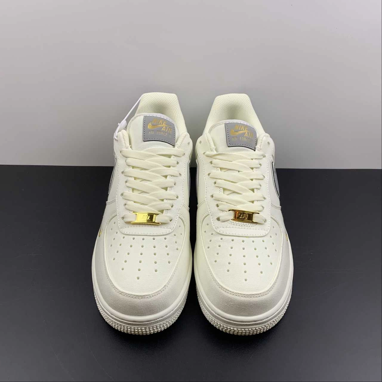Child Pace Air Force 1 07 Low Ice Blue Cream Gold MN5696-009