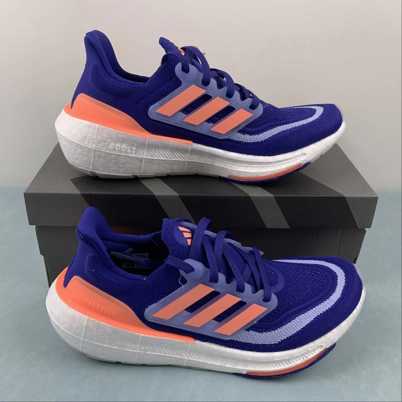 running in forest classic - brand shoes UltraBoost Light Purple White Orange HP3343