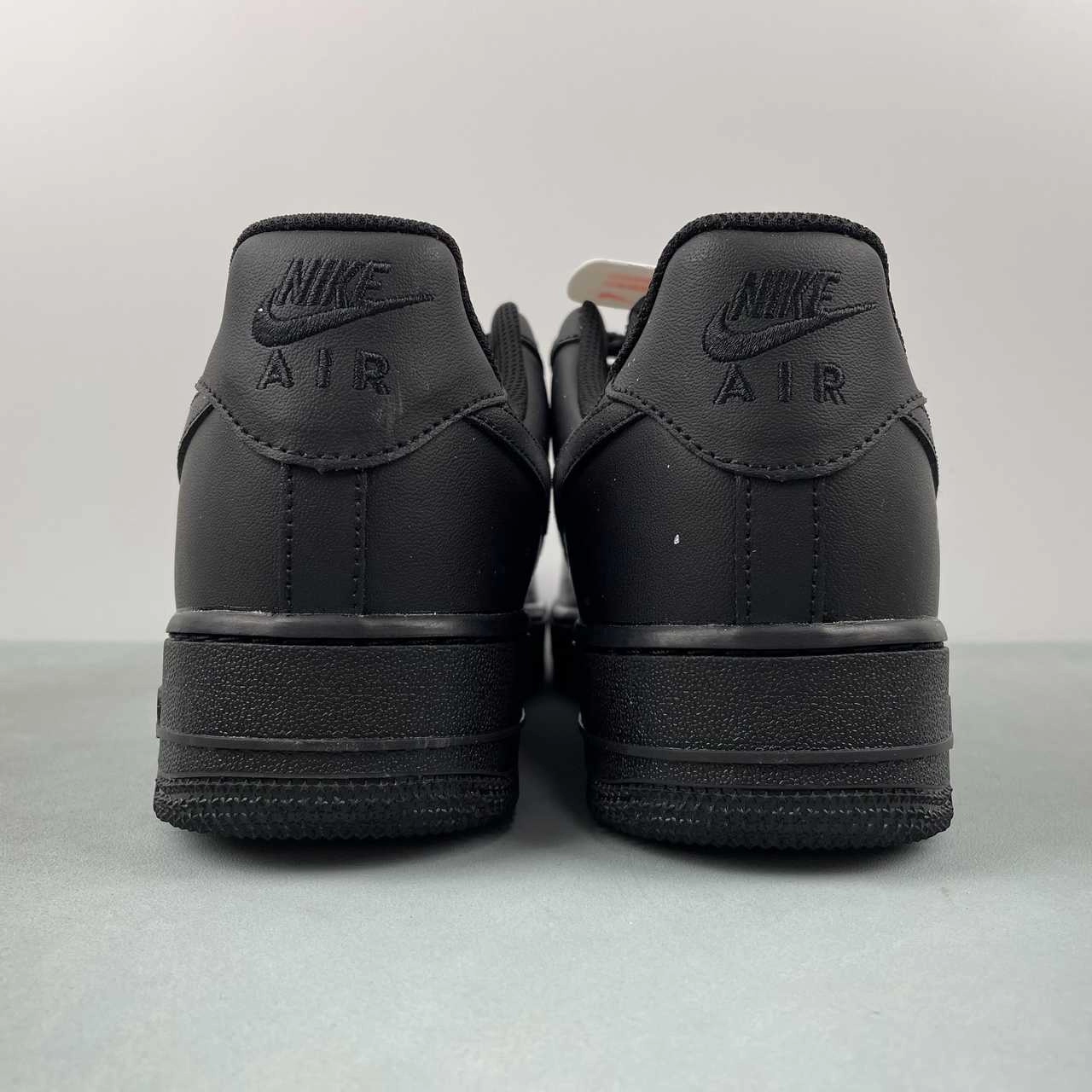 Simple Style Air Force 1 07 Low Black Splash Silver Paint CW2288-012