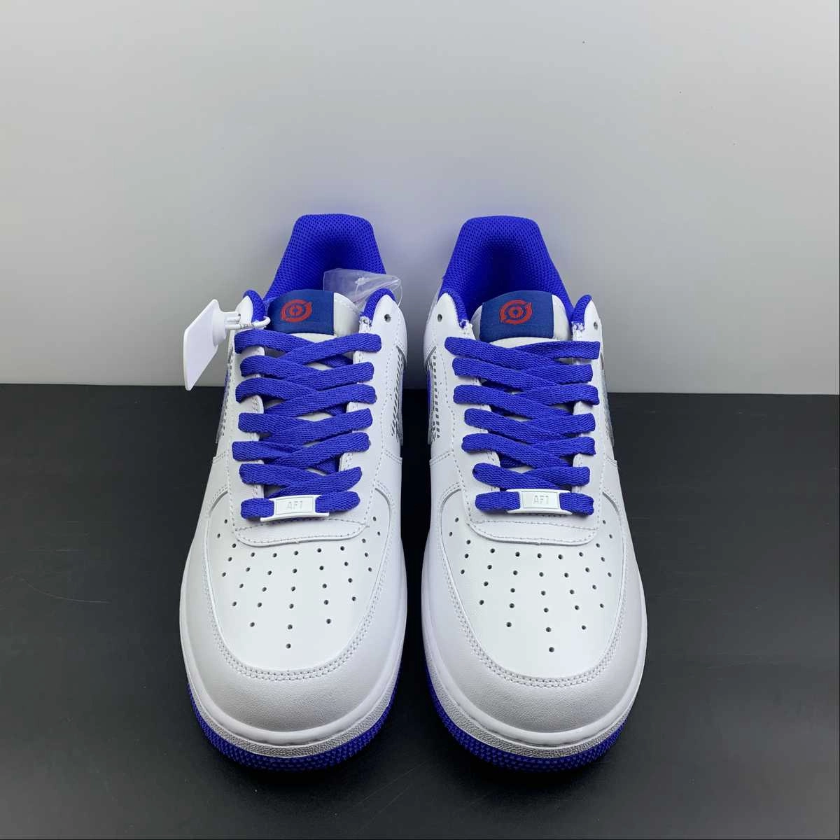 hook and loop closure Active Step Air Force 1 Low White Sapphire Blue AF1234-007