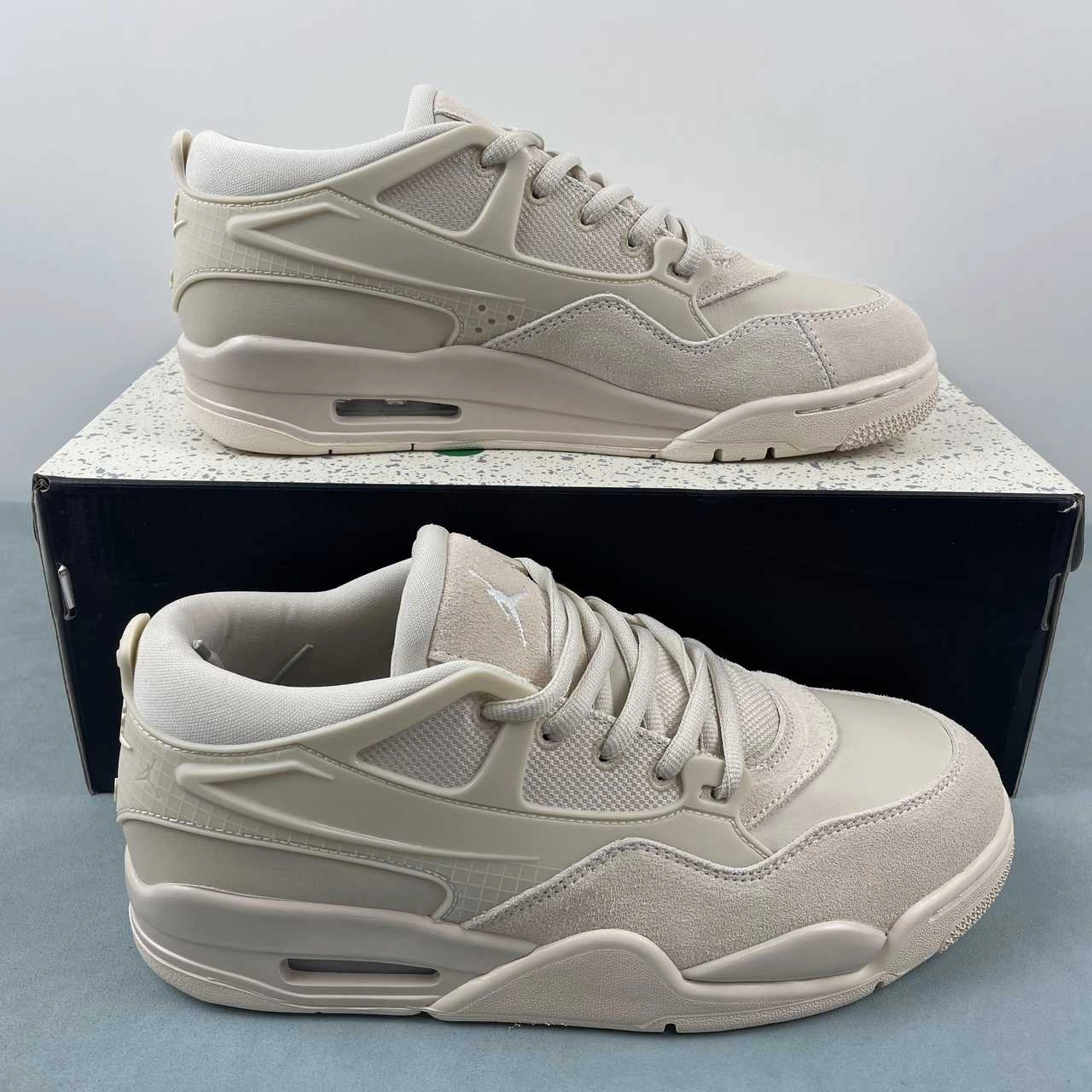 Air Jordan 4 RM Bone White Cream FQ7940-200 Flex Notch