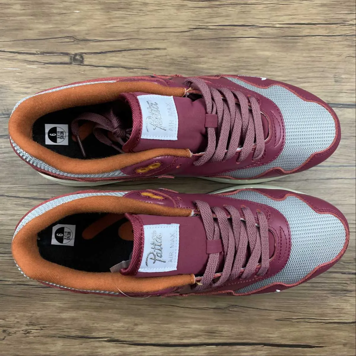 Patta x Air Max 1 Waves Rush Maroon Metallic Silver DO9549-001 affordability - brand shoes