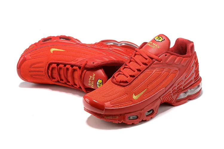 Air Max Plus 3 Iron Man Red Metallic Gold CK6715-600 animal - print - design shoes Flexible Laces