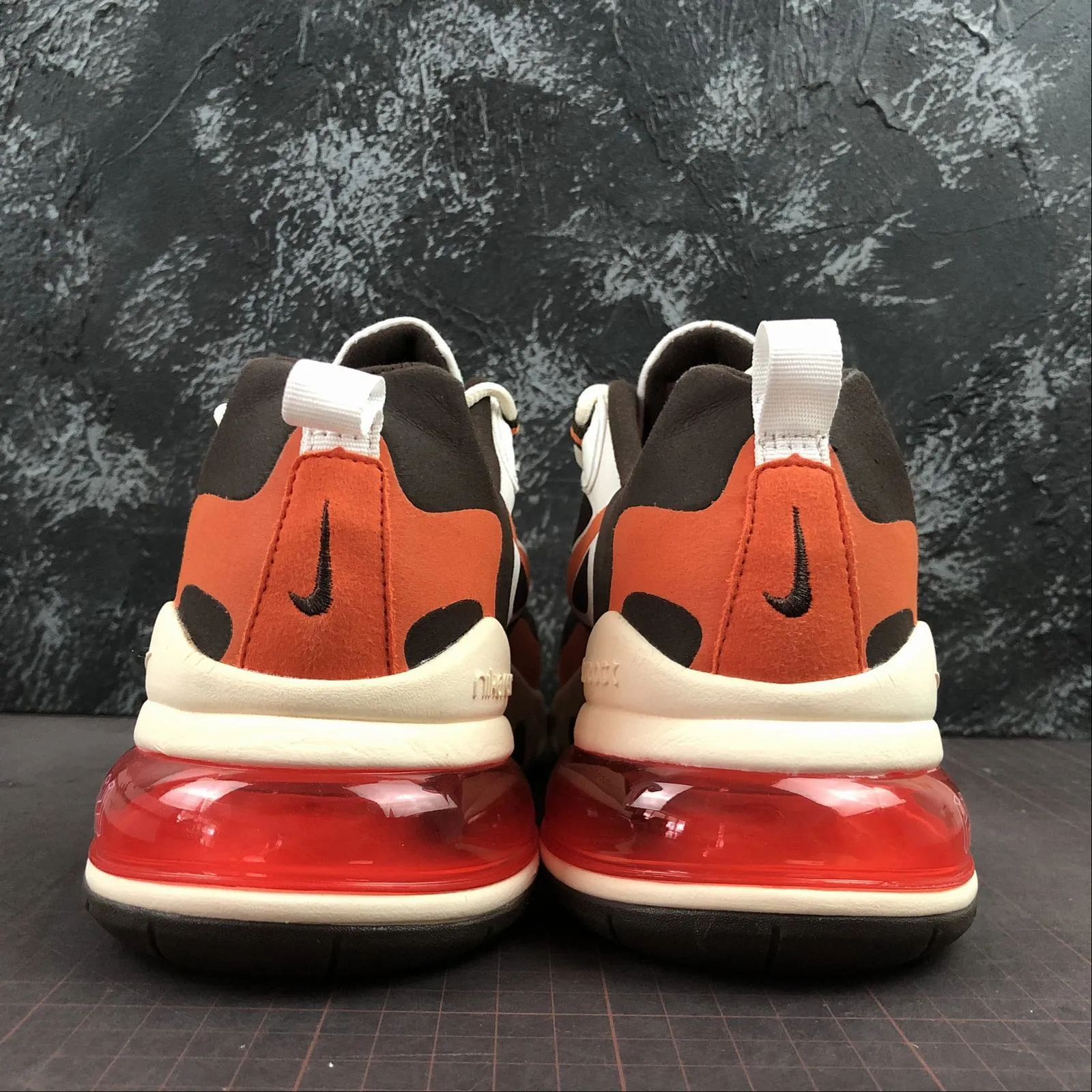 Air Max 270 React Orange Coffee White CT2864-300 Ventilation