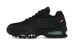 multi - color shoes RubberOutsole Nike Air Max 95 OG Levis Black