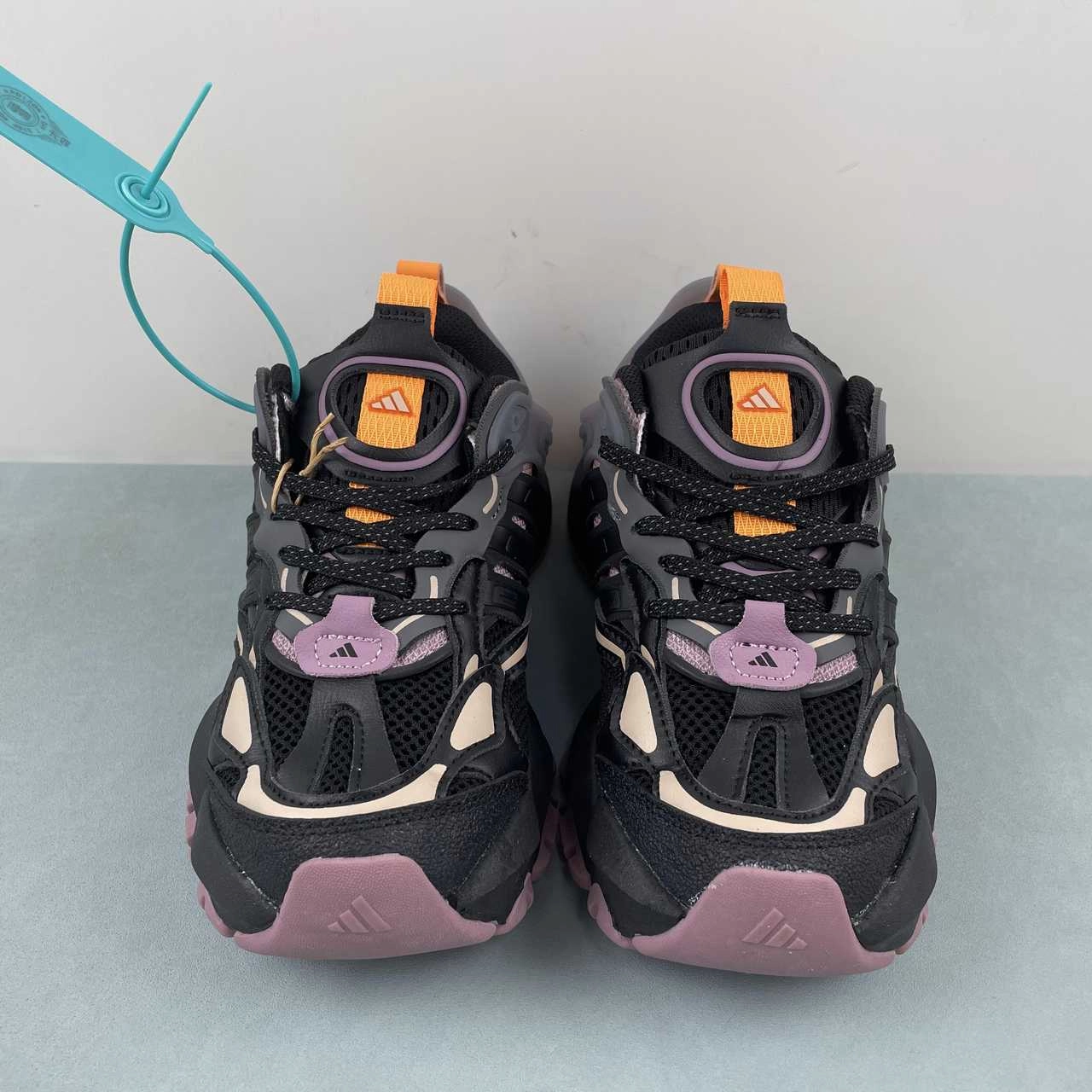 Adidas XLG Runner Deluxe Core Black Pink Orange Grey JP5765 Versatile Shoes