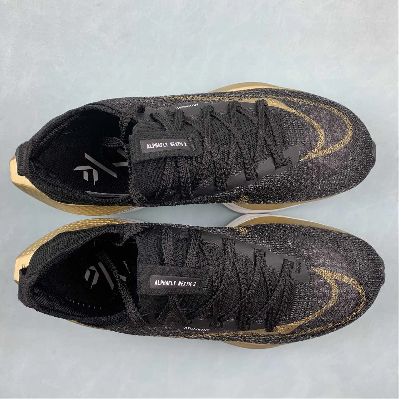Air Zoom Alphafly Next 2 Black Gold DN3555-001 High Quality