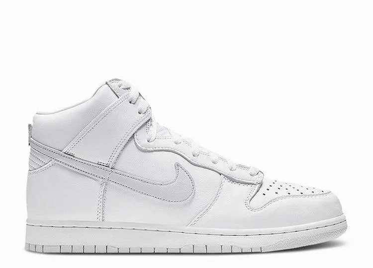 Nike Dunk High Platinium Thickened Midsole Asymmetric Lacing