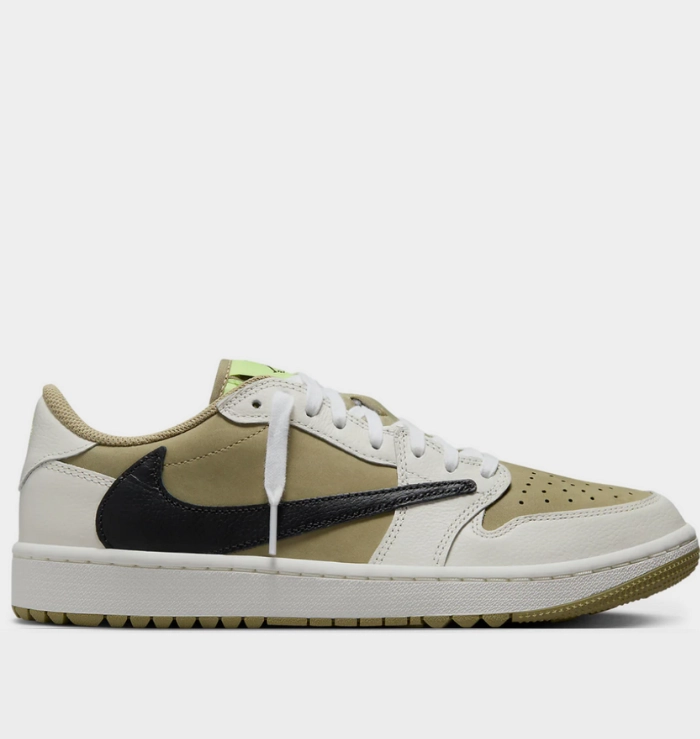 Ready Anywhere Nike Air Jordan 1 Low X Travis Scott Golf Neutral Olive
