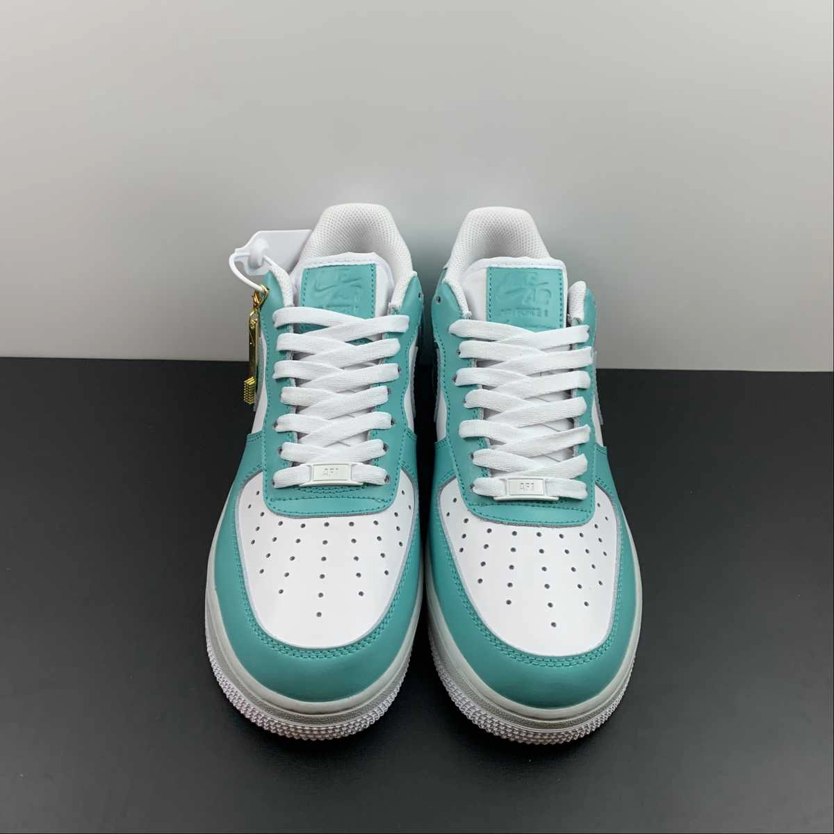 Air Force 1 07 Low White Gray Water Cyan DO7416-991 Daily Favorite Guide Hike