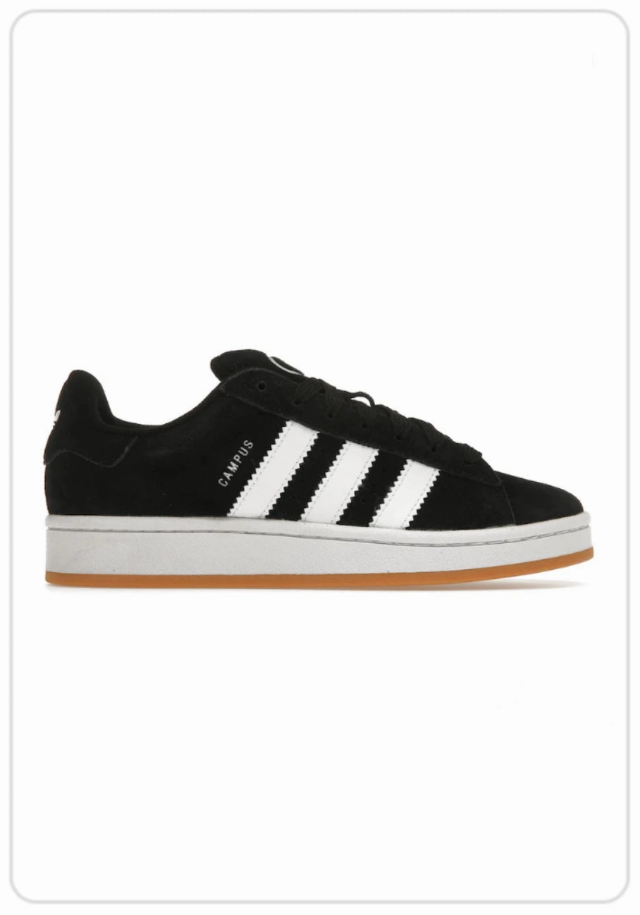 Adidas Campus 00 Black White Gum GS Park Hike