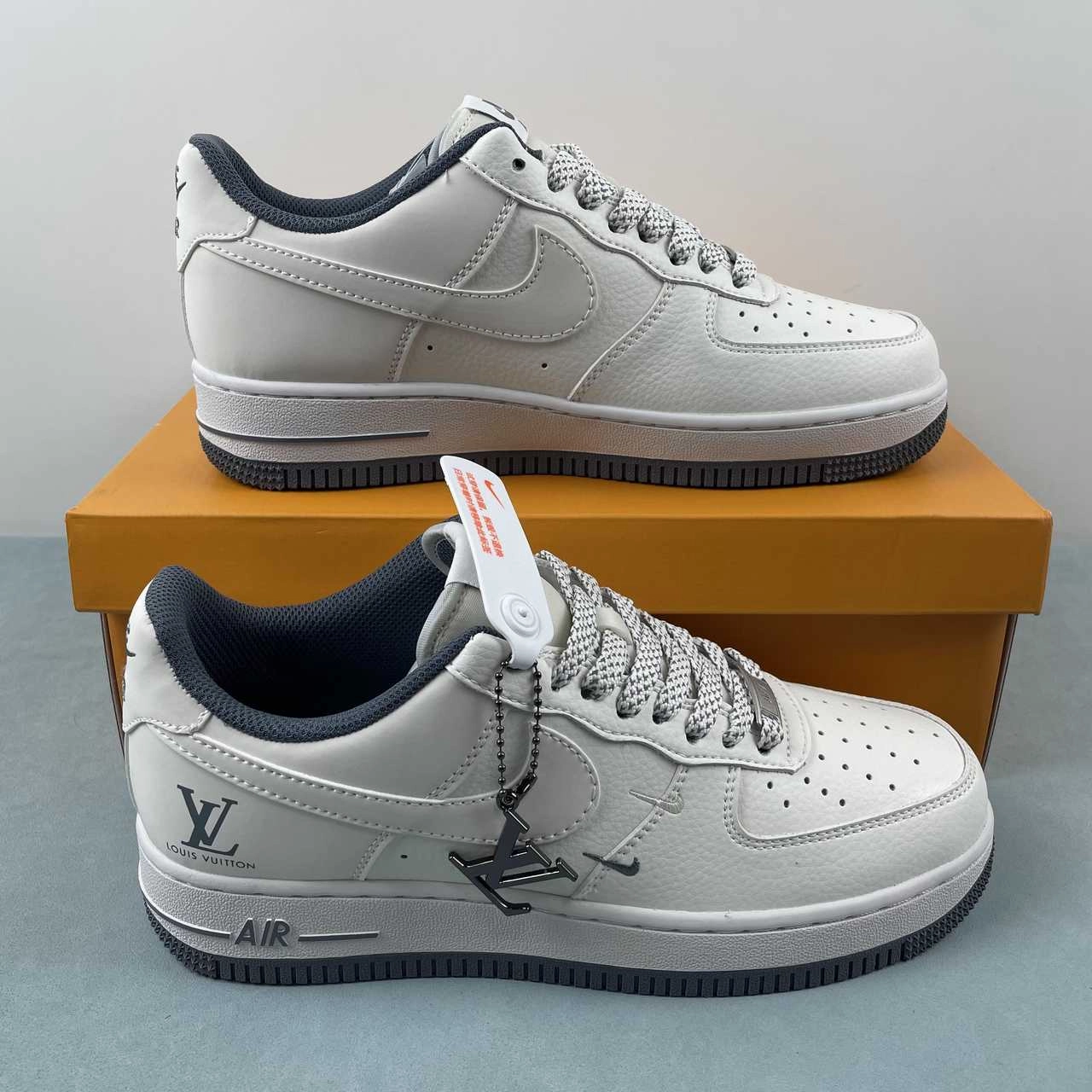 Air Force 1 07 Low LV Off White Beige Black XZ6188-006 Commuter Life Timeless Footwear