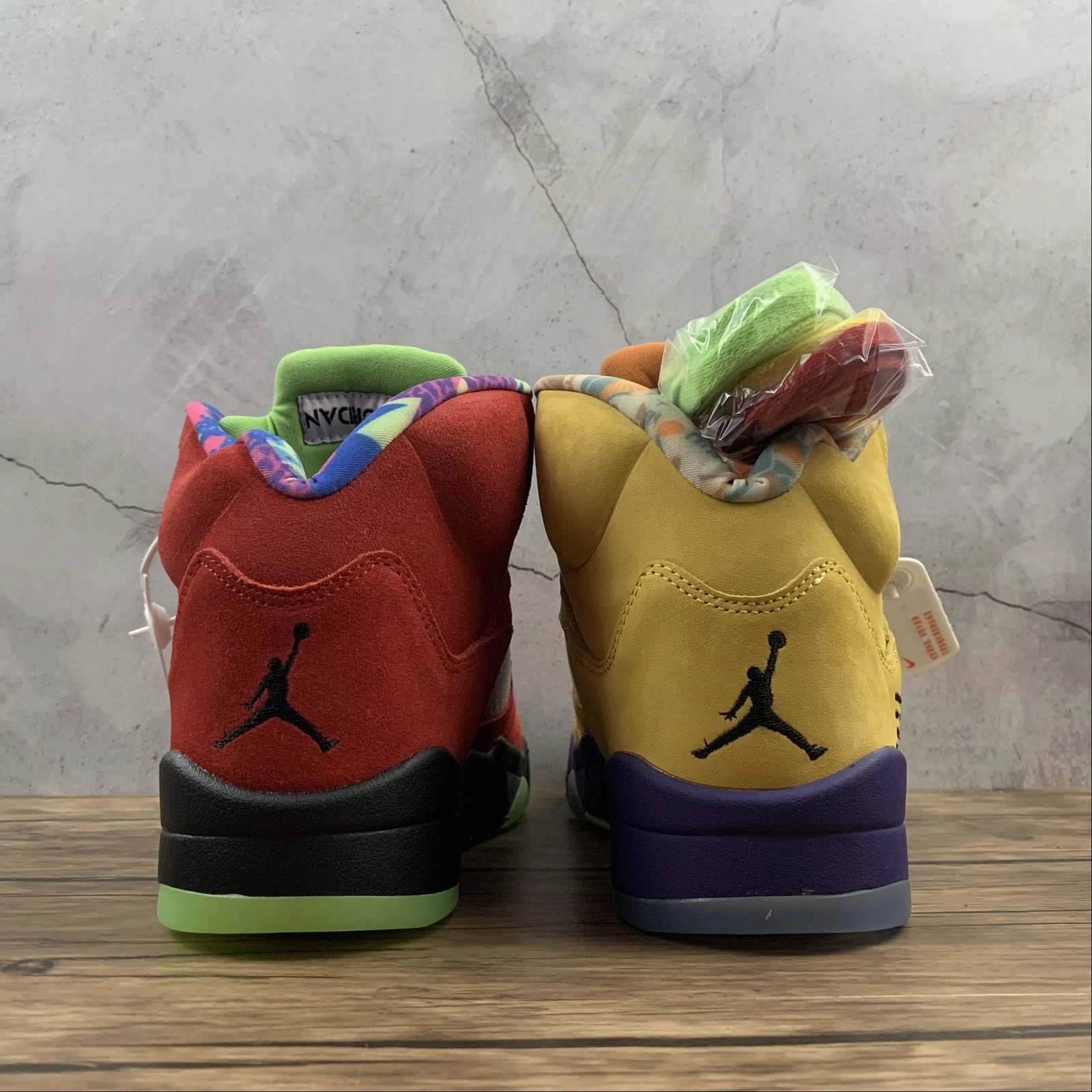 Lockdown Lacing System Air Jordan 5 Retro SP Mandarin Duck Big Red-Yellow Purple CZ5725-700