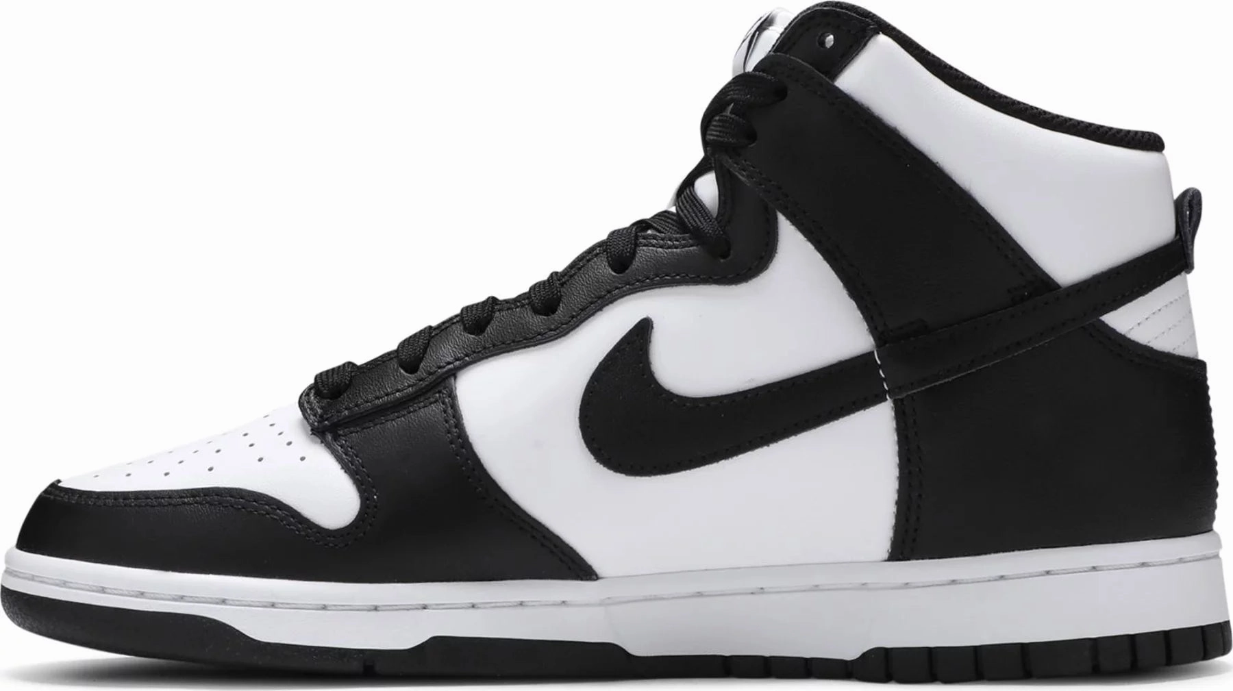 Nike Dunk High Black and White/Panda W Hyper Elastic Polymer Step Focus