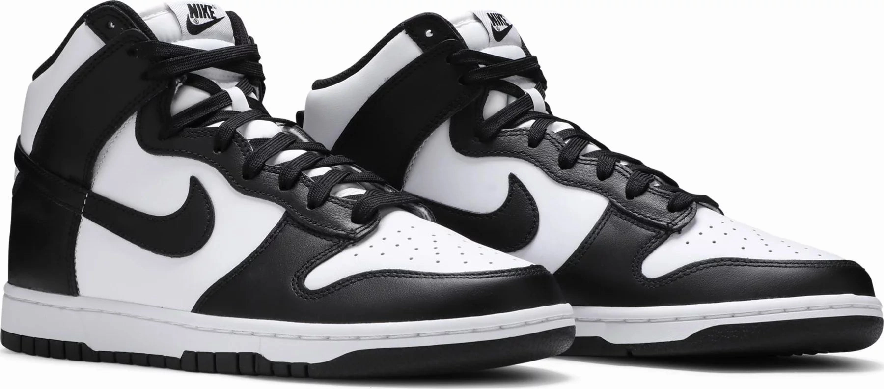 Nike Dunk High Black and White/Panda W Ventilated Perforations